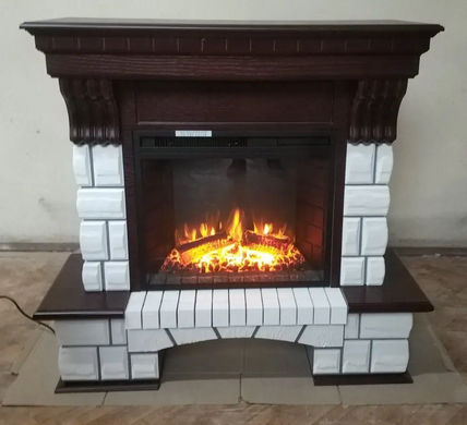 Каминокомплект Merano Brick Rockstar с костром Royal Goodfire 23