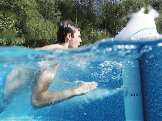 Противоточие NEW AquaJet 50, 50 м3/ч (Чехия) Azuro, 1.1 кВт, 220 В, навесное с LED освещением