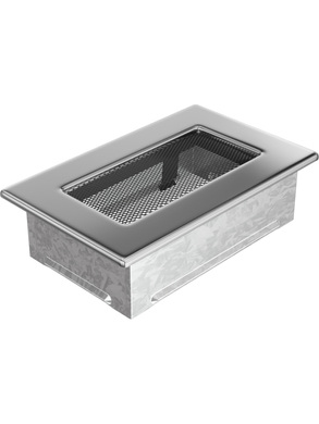 Вентиляционная решетка Kratki 11x17 см никелированная
