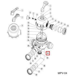 Ущільнювальне кільце для заглушки Emaux MPV-04 (2020017)