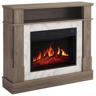 Каминокомплект ArtiFlame For Living AF23S дуб серый с обогревом и звуком горения огня