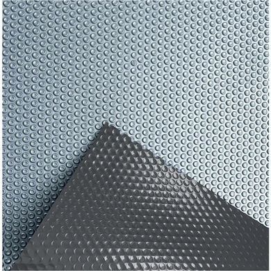 Солярне покриття Aquajoy&nbsp;Platinum Bubbles Gray 500 мкм, ширина 5 м (50 пог. м), сріблястий/сірий