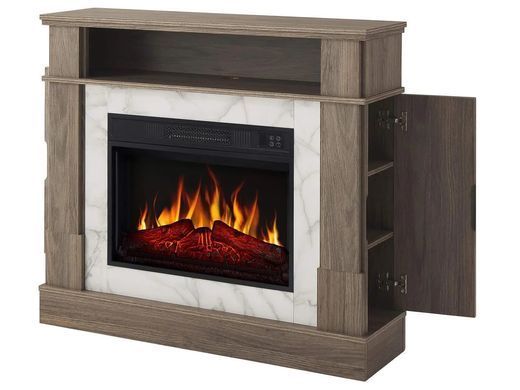 Каминокомплект ArtiFlame For Living AF23S дуб серый с обогревом и звуком горения огня