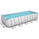 Каркасний басейн Bestway 5612B (640х274х132 см) з пісочним фільтром, сходами та тентом