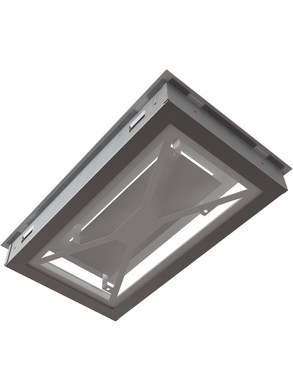 Вентиляційна решітка Kratki 22x37 см WIND біла