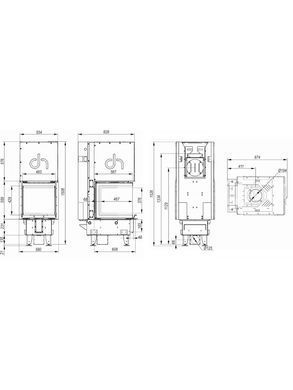 Камінна топка Defro Home INTRA XSM U G
