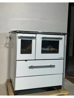 Сталева піч Alfa-Plam DONNA 70 R біла