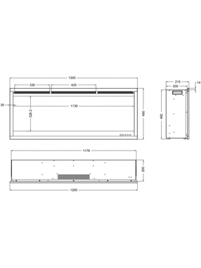 Електрокамін Aflamo ROYAL 3D 120