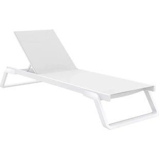 Шезлонг Aquajoy Tropic, белый