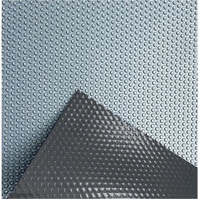 Солярне покриття Aquajoy&nbsp;Platinum Bubbles Gray 500 мкм, ширина 6 м (30 пог. м), сріблястий/сірий