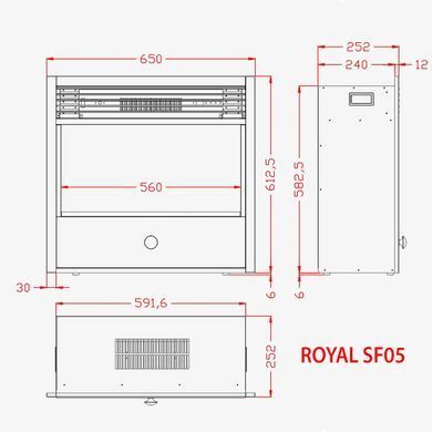 Електрокамін Royal 3D Etna SF05