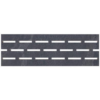 Переливні грати Aquaviva Ardesia Black, 595x195x20 мм