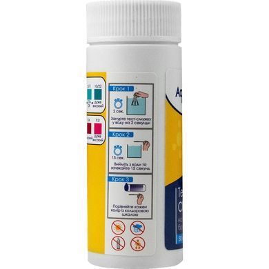 Тест-полоски для бассейна AquaDoctor Cl/pH, 50 шт.