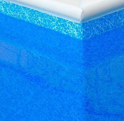 Пленка для бассейна из ПВХ SBGD 160, ширина 1,65 м, Supra_Marble blue