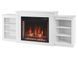 Камінокомплект ArtiFlame Vogue AF28S білий з обігрівом і звуком горіння вогню