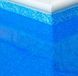 Пленка для бассейна из ПВХ SBGD 160, ширина 1,65 м, Supra_Marble blue