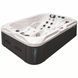 Гидромассажный бассейн Passion Spas Indulgence (214х143х63 см), Серебристо-белый